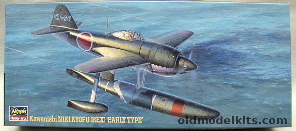 Hasegawa 1/72 Kawanishi N1K1 Kyofu Rex Late Type - 22nd  Special Base Unit June 1945 Surabaya Baes Java / Ots Air Group  September 1944, AP35 plastic model kit